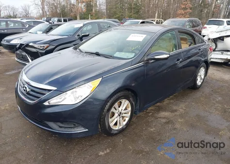 2014 Hyundai Sonata Gls from USA, damaged, VIN 5NPEB4AC5EH860342